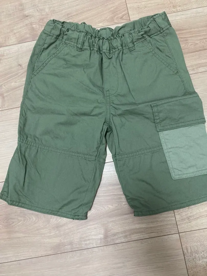 Thumbnail of H&M Kids Cargo Pants, Olive Green, Size 110