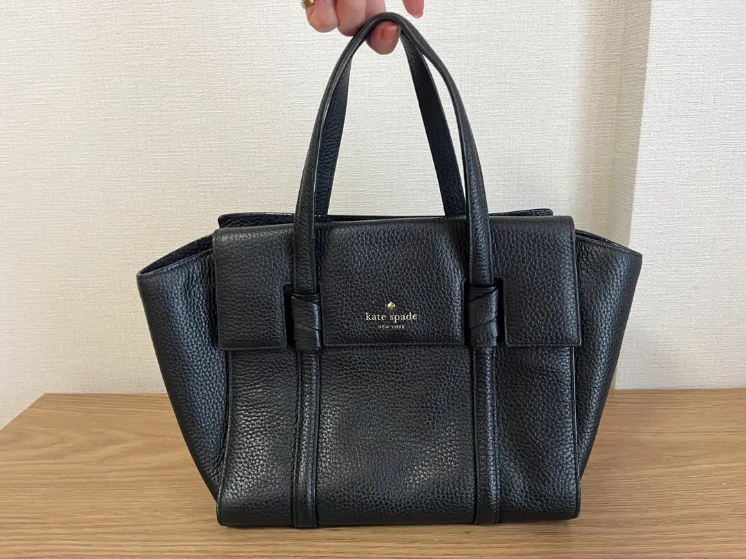 Thumbnail of Kate Spade black leather handbag