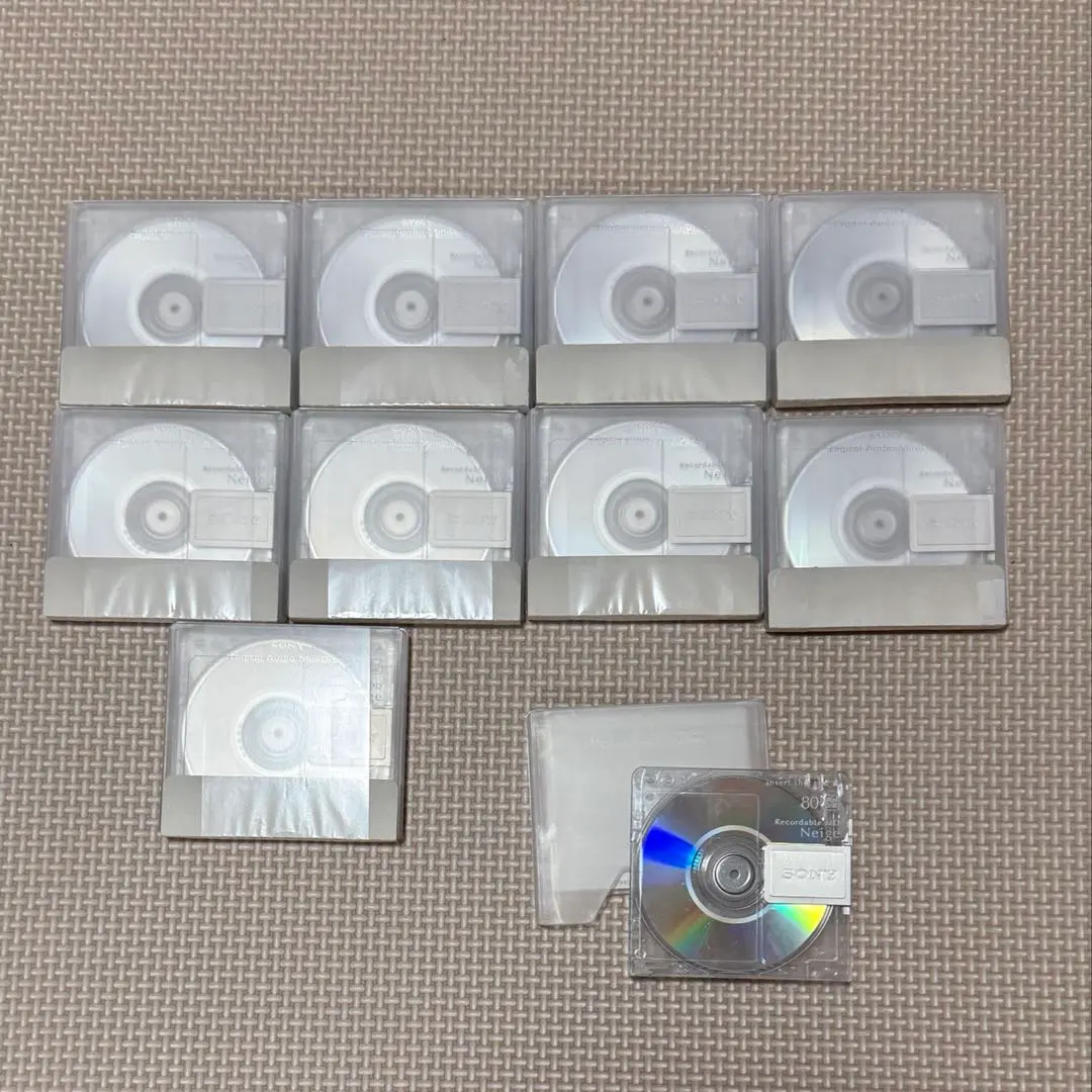 Thumbnail of MD Discs: 9 new, 1 used, bundled sale