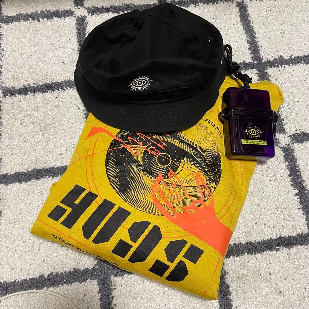 NEW ERA × キタニタツヤ バケットハット　ニューエラ　キャップ キタニタツヤ New Era コラボバケットハットM/L