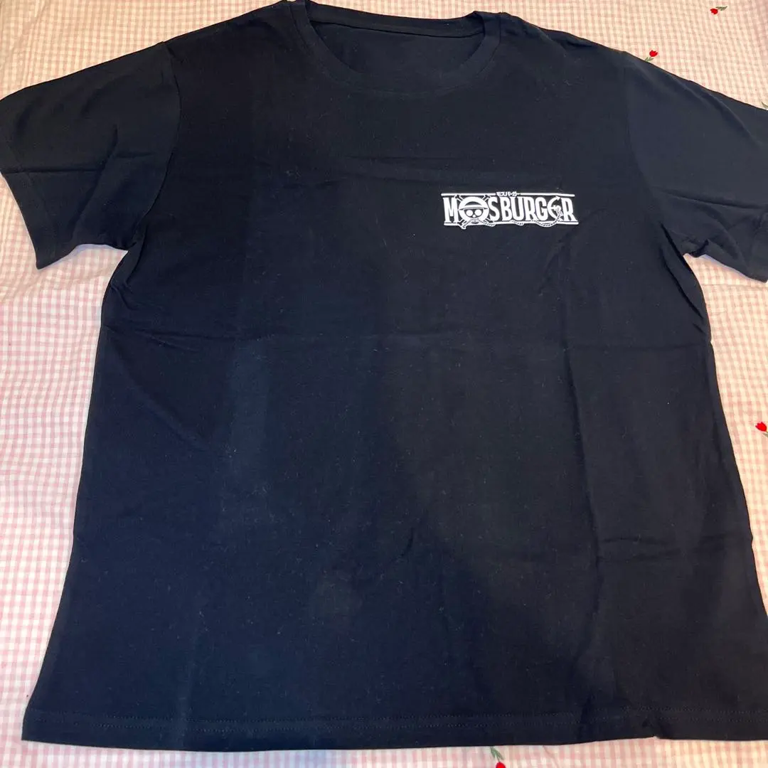 Thumbnail of Unused One Piece Collaboration Mos Burger T-shirt Black