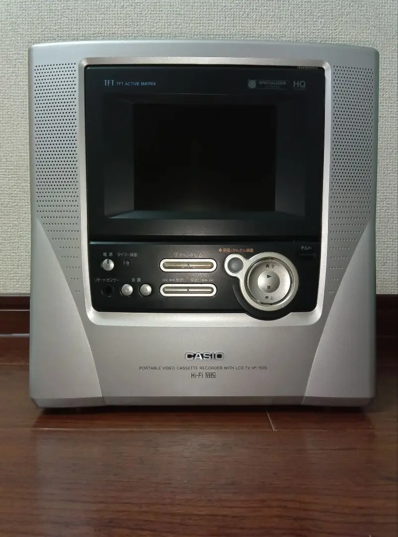 希少】CASIO TFT VF-50S ポータブル ビデオカセットレコーダー