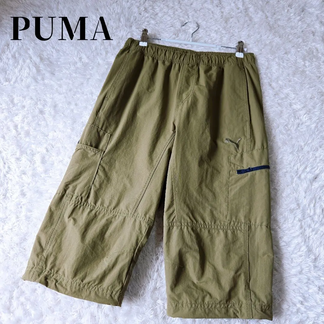 【彪馬】S 男士 工裝褲 七分褲 短褲 標誌 刺繡 的縮圖