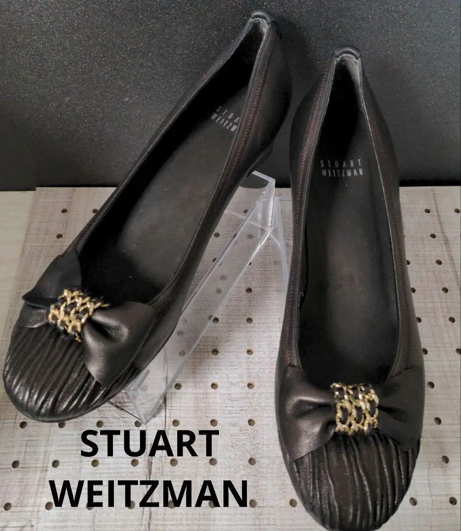 未使用　STUART WEITZMAN リボン付きフラットシューズ 2025年最新】Stuart Weitzman レディース フラットシューズ