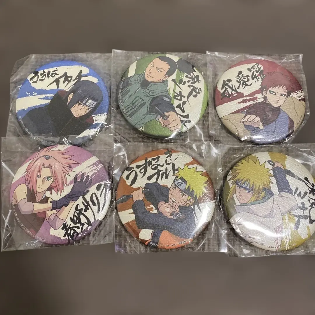 Thumbnail of Naruto Washi-style Can Badge Set of 6 - Anonymous Delivery ⭐️
