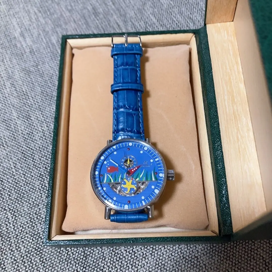 ✨美品✨gallucci/ガルチ　ワールド 自動巻き　スケルトン　ブルー 2025年最新】GALLUCCI 文字盤カラー：ブルー 自動巻き時計の人気