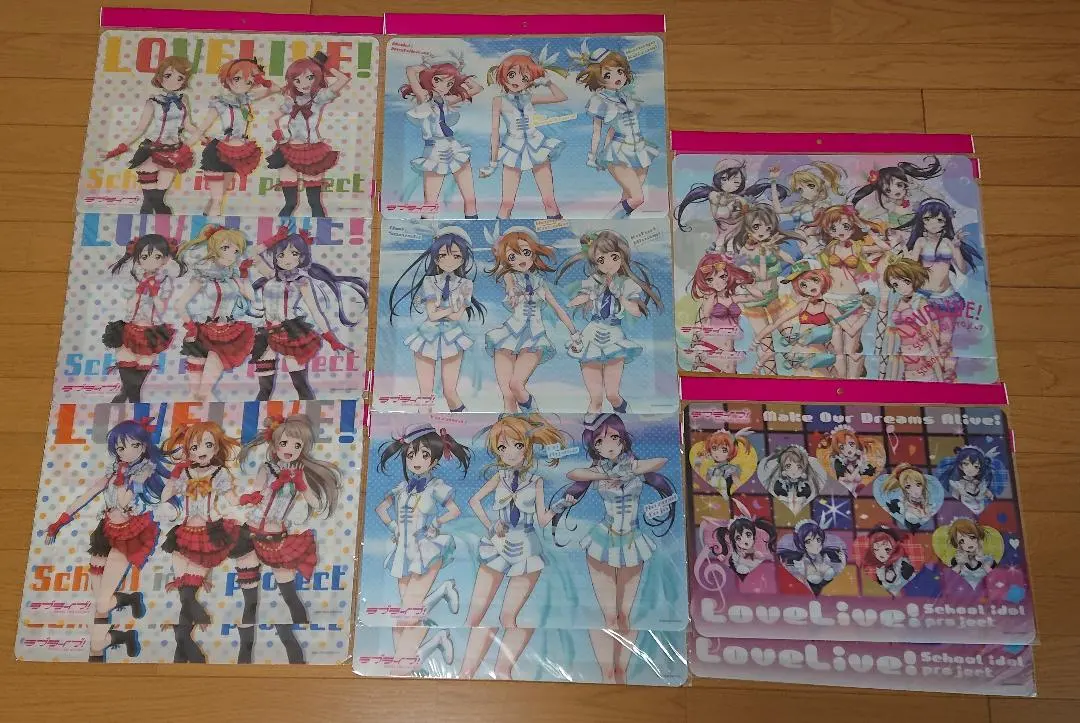 Thumbnail of Love Live! Lunch Mat 8 types, set of 12, AEON, Unopened