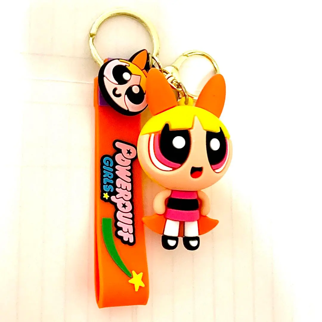 Thumbnail of 【New】 (Rare Item) PPG Blossom Mascot Keyholder (with Face Rubber)