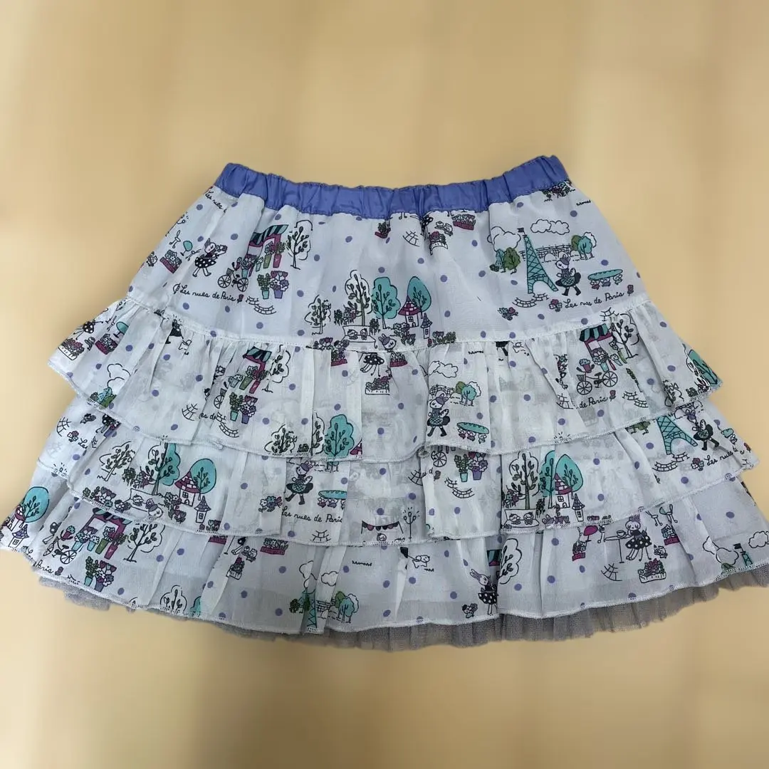 Thumbnail of Frilly colorful skirt