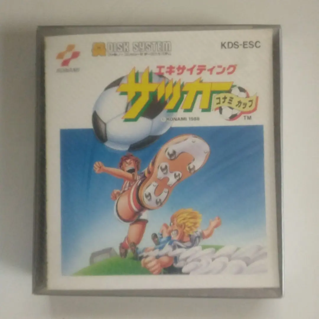 メルカリ便　ファミコン　コナミ　キャラカード　 エキサイティングサッカー エキサイティングサッカー コナミカップ キャラカードつき