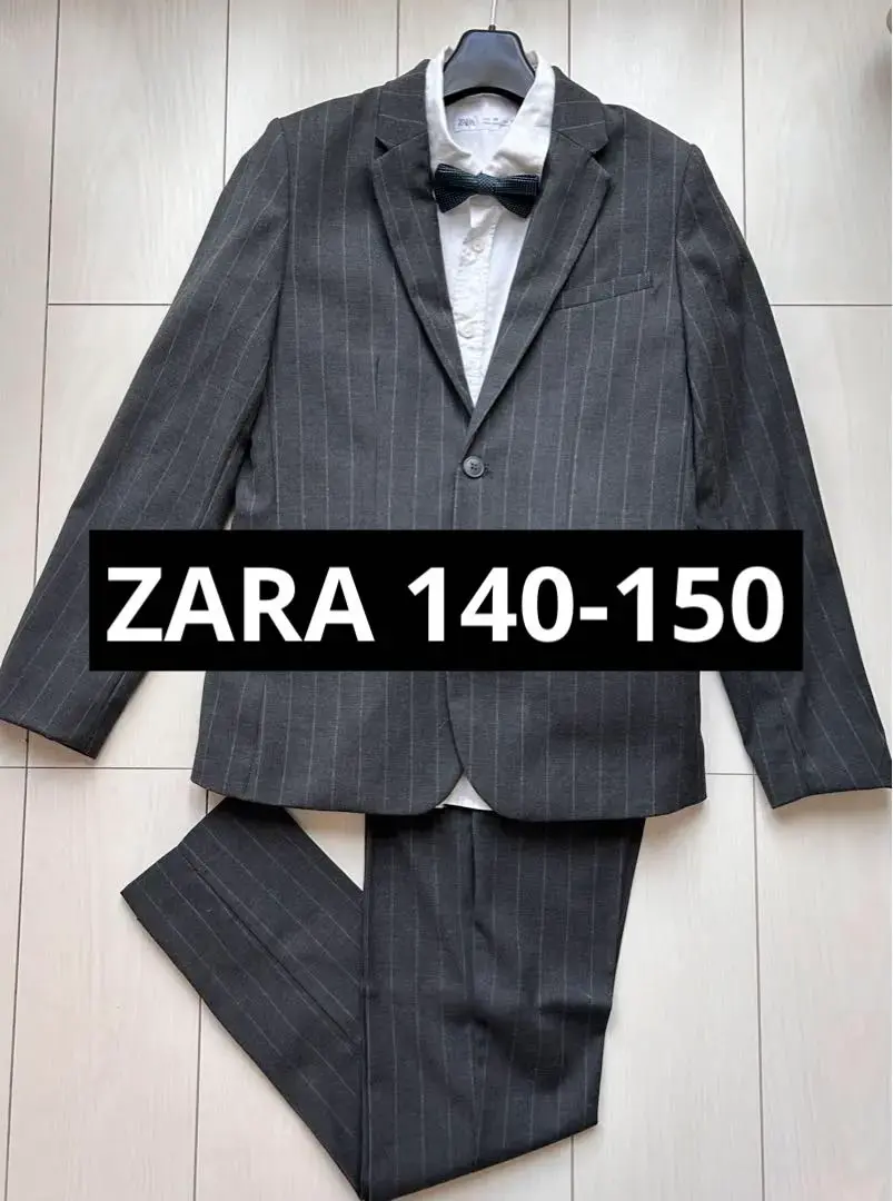 新品 ZARA キッズ スーツ グレー ジャケット &パンツ 164cm ZARA KIDS - ZARAKIDSザラ*チェックスーツ上下セット*ジャケット