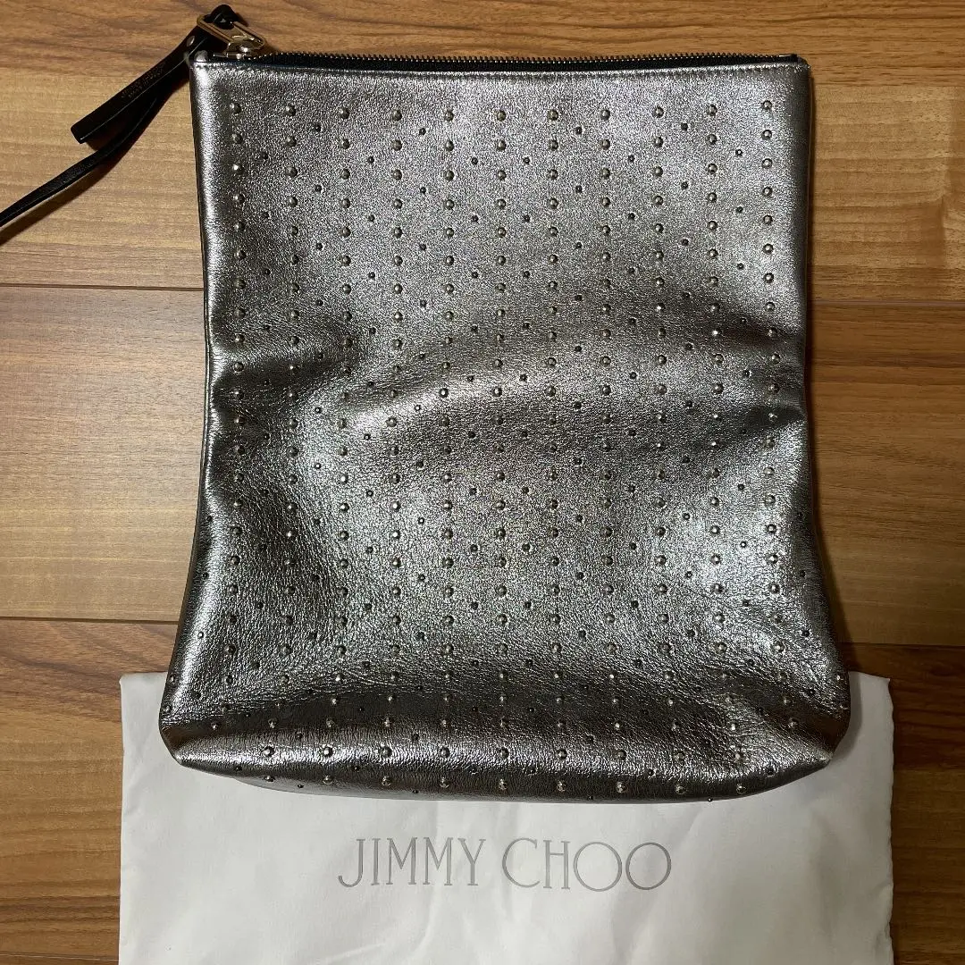 2025年最新】Jimmy Choo カラー：シルバー系 クラッチバッグの