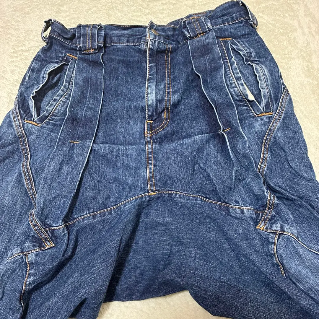 新品！zucca ズッカ 変形パンツ サルエル ネイビー М 楽天市場】zucca サルエルの通販