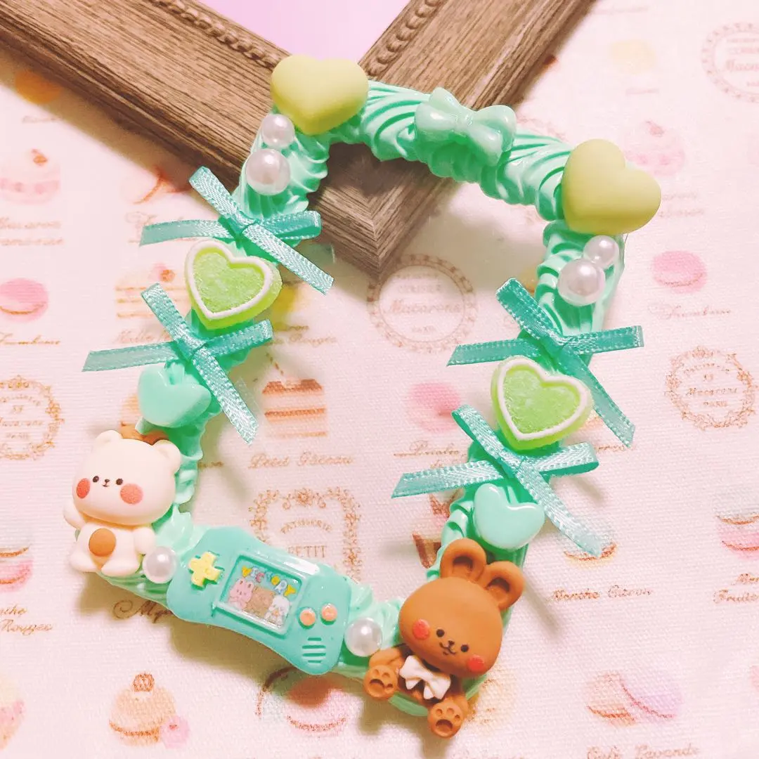 Thumbnail of Usachan and Kuma-chan's Whip Deco Trading Card Case Ribbon Gummy Game Console Game