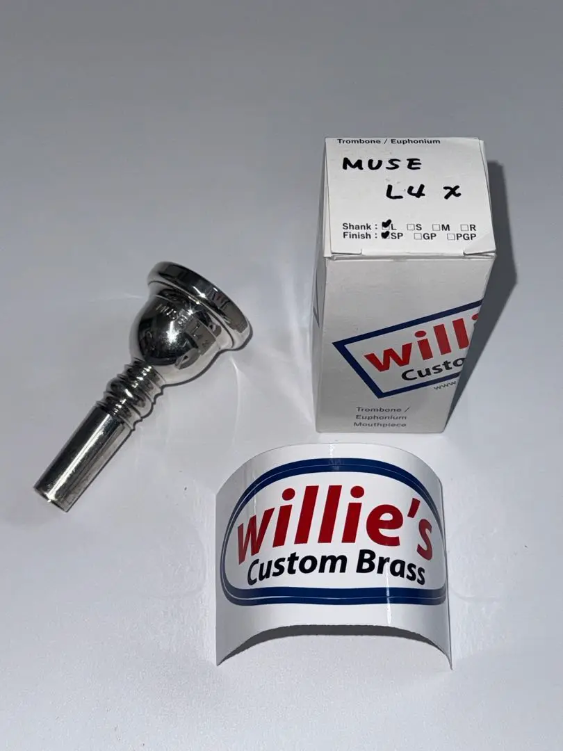 バストロンボーン マウスピース　willie's　MUSE B1.7　ウィリーズ willie's MUSE シリーズ SP仕上げ | トロンボーン / Trombone