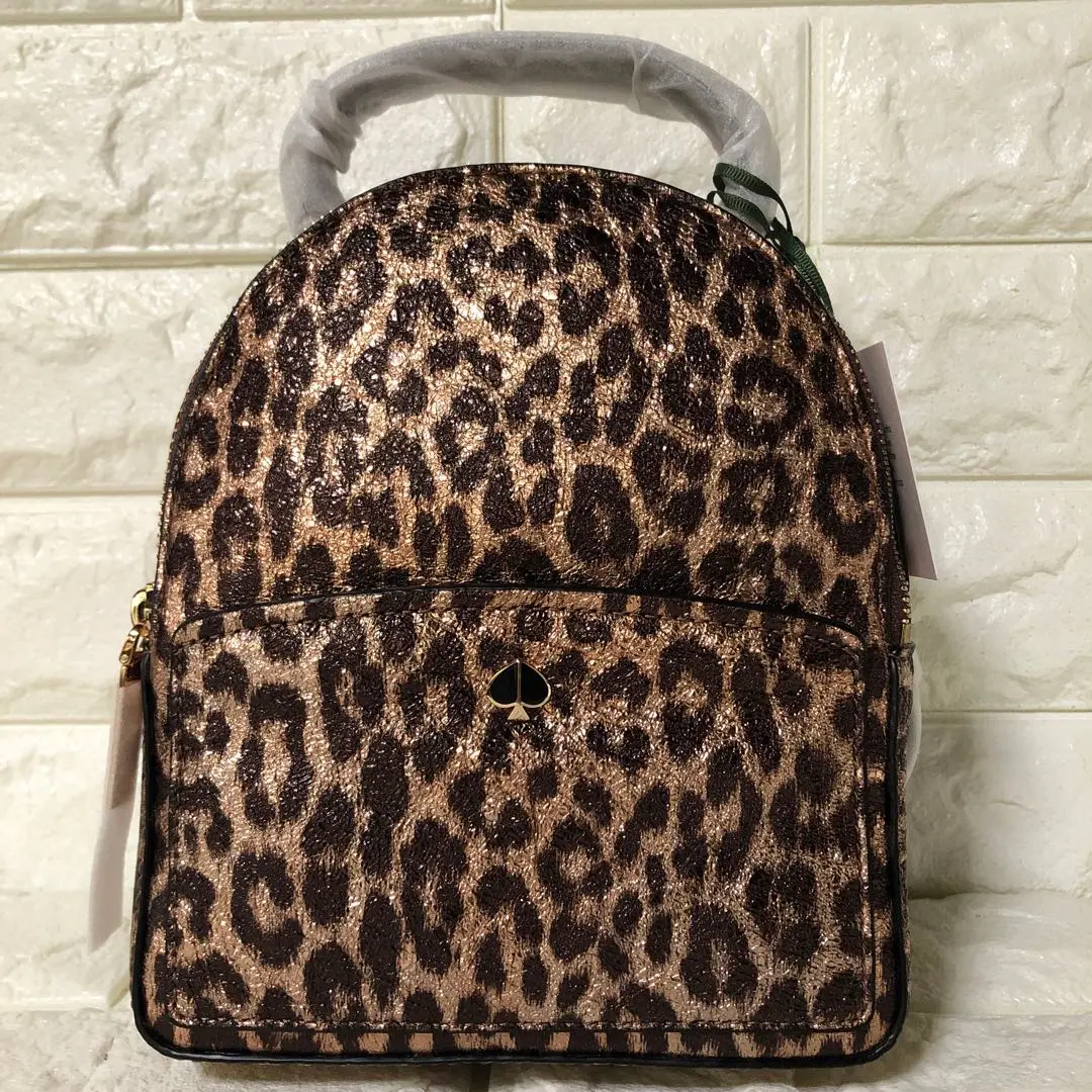 Kate Spade レオパード　ヒョウ柄 リュック　3way バック kate spade ヒョウ柄 3WAYリュック - メルカリ