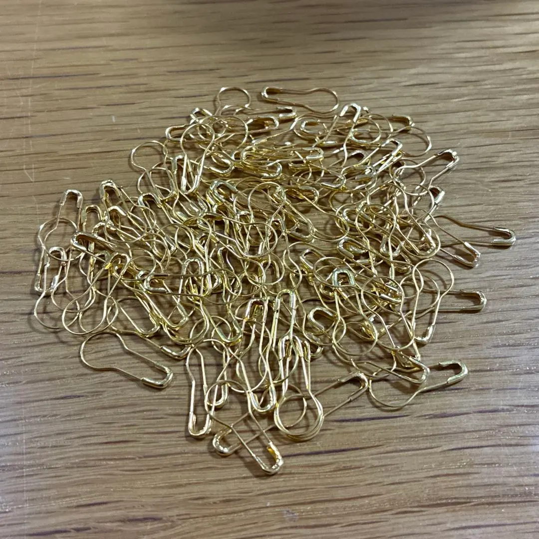 達磨別針 毛衣針 編織標記 金色 的縮圖