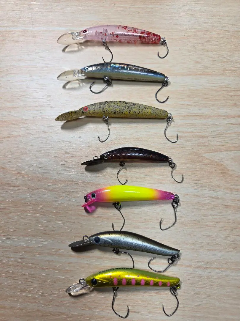 Thumbnail of Area Trout Minnow 7 pieces Double Clutch, Panish, Eagle Player