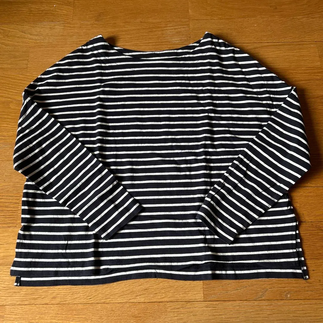 Thumbnail of NANO universe Striped Long Sleeve T-shirt, F size