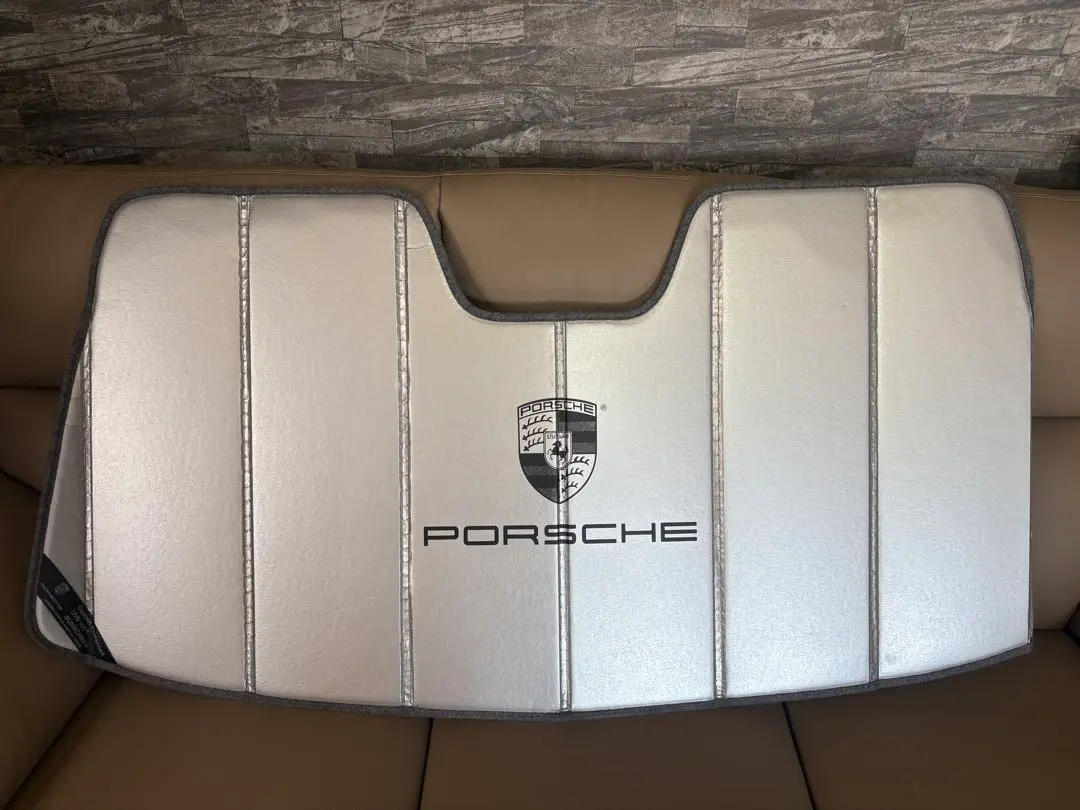 ポルシェ 純正 サンシェード (05-11y 911 カレラ 997型)日除け 専用設計】USポルシェ純正/UVS100 高品質 ロゴ入 サンシェード