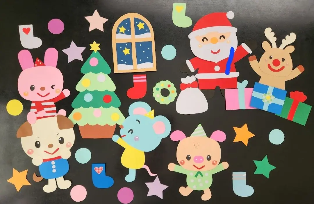 牆面裝飾 聖誕節 聖誕老人 幼兒保育 的縮圖