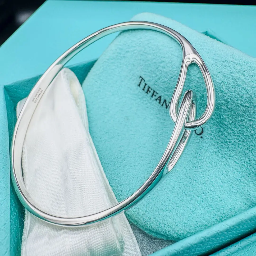 ☆SALE☆【TIFFANY&Co.】ダブル ループ バングル 917 レディース