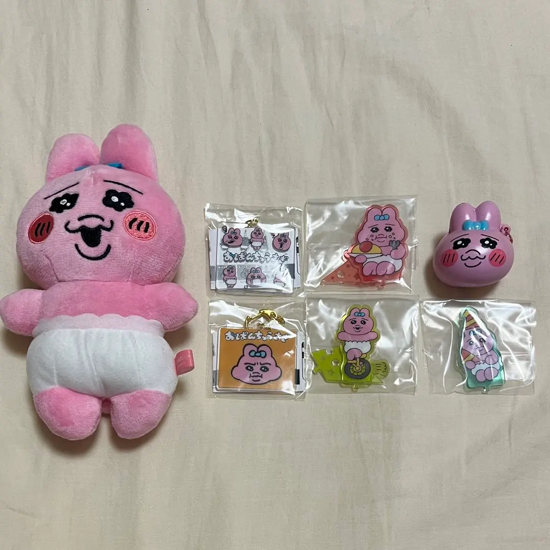 Thumbnail of Opantyuusagi plushie, acrylic stand, acrylic keychain