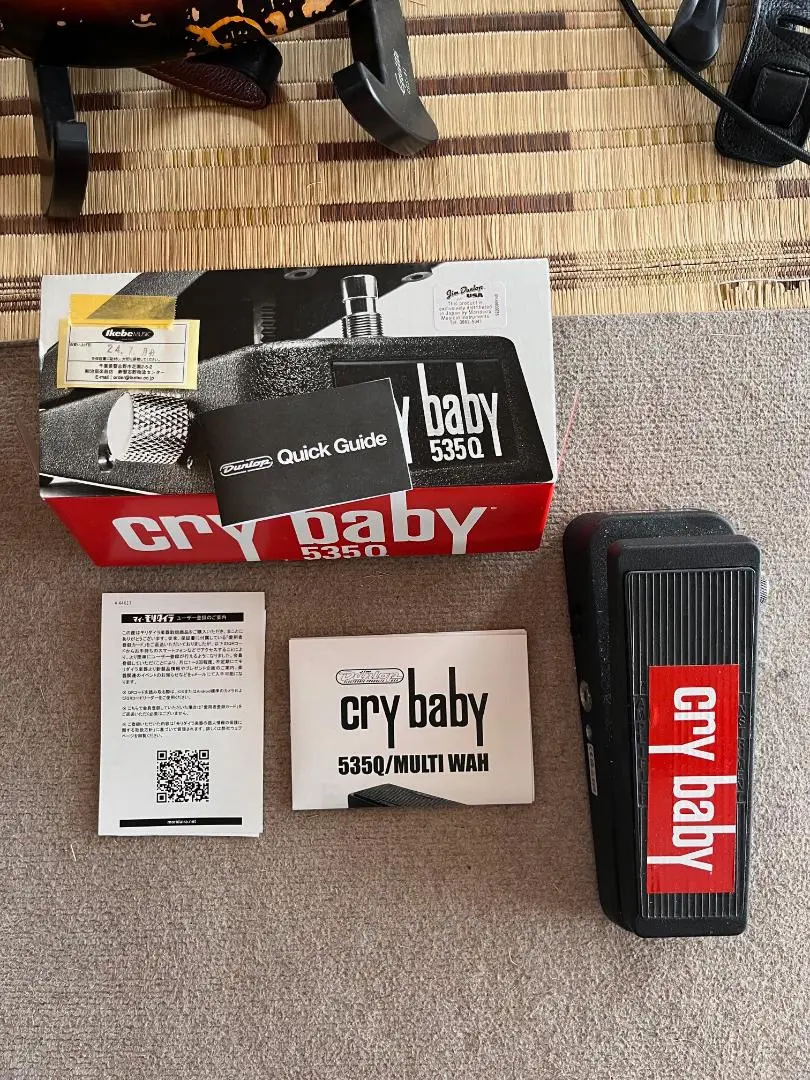 最終値下げ【1990年初期モデル】JimDunlop CryBaby 535Q Dunlop (Jim Dunlop) crybaby 535Q（ジムダンロップ）ワウペダル