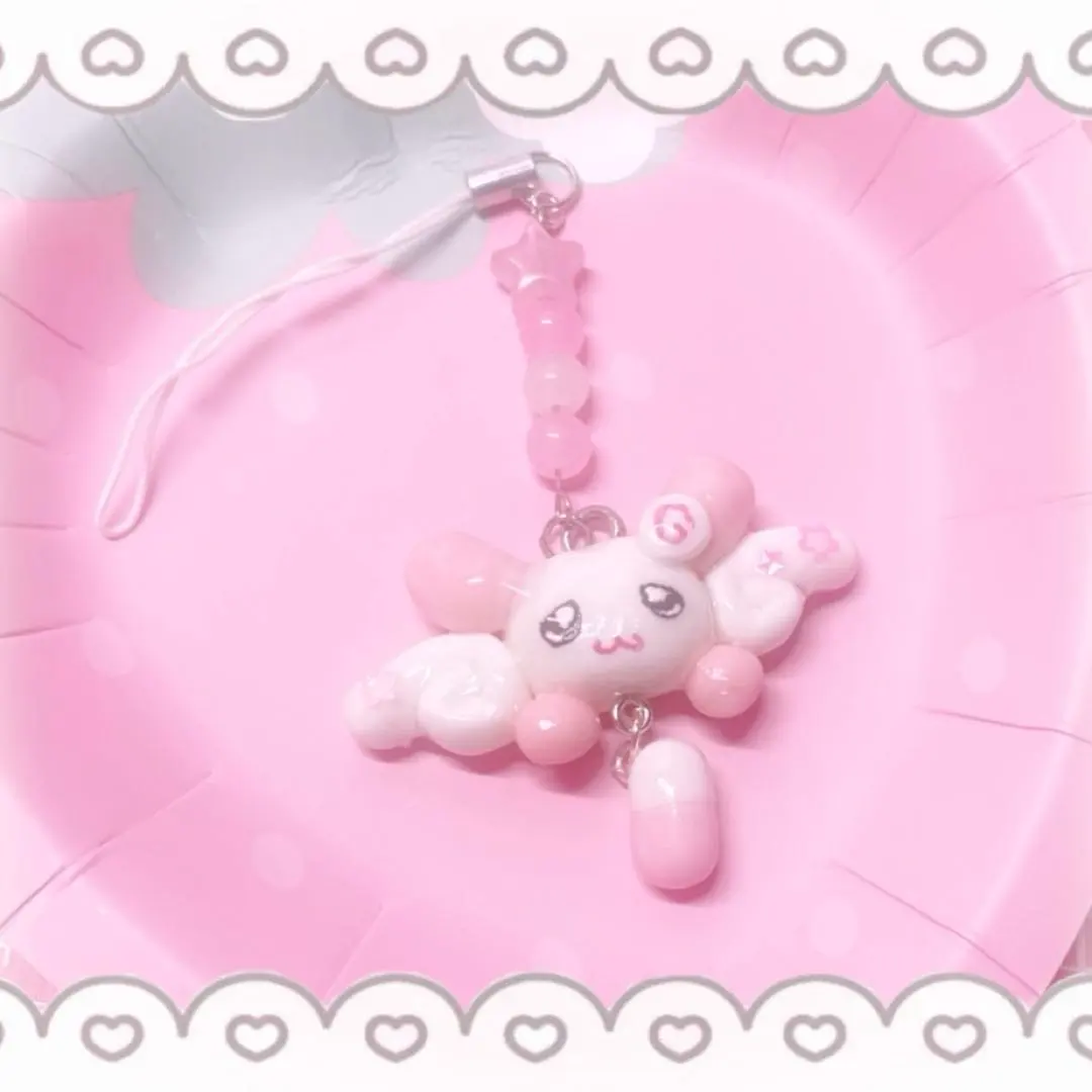 Thumbnail of Pink Angel Usachan Strap with Capsule Charm