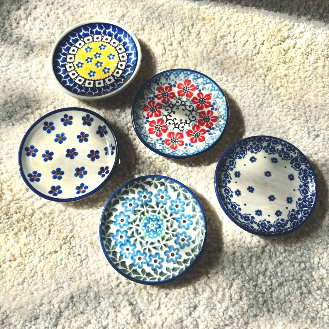 Thumbnail of CERAMIKA ARTYSTYCZNA Small Dish Set of 5, New in Box