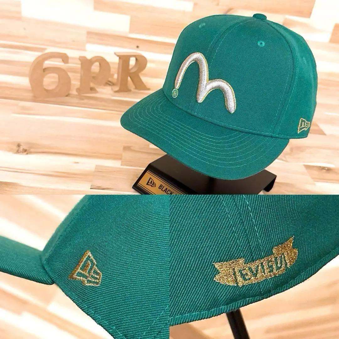 【おすすめ】 USA製 EVISU × NEWERA CAP 7 2/1 エヴィス ニューエラ 帽子