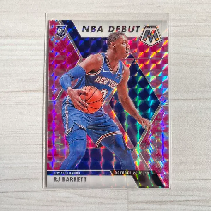 Thumbnail of PANINI MOSAIC PINK PRIZM RC RJ BARRETT