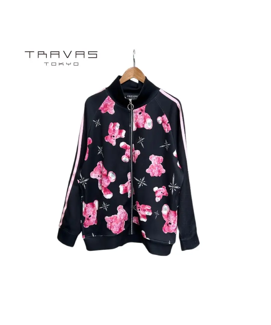 TRAVAS TOKYO クマ 熊 ピンクジャージ　トランクジャケット TRAVAS TOKYO（トラバス トウキョウ）の「『TRAVAS TOKYO