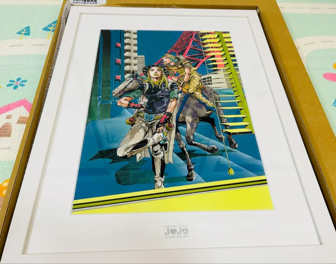 ジョジョの奇妙な冒険 複製原画 ジョニィ＆ジャイロ ジョジョ97 部 ジョニィ ジャイロ ルーシー JOJO6251 JOJO A-GO