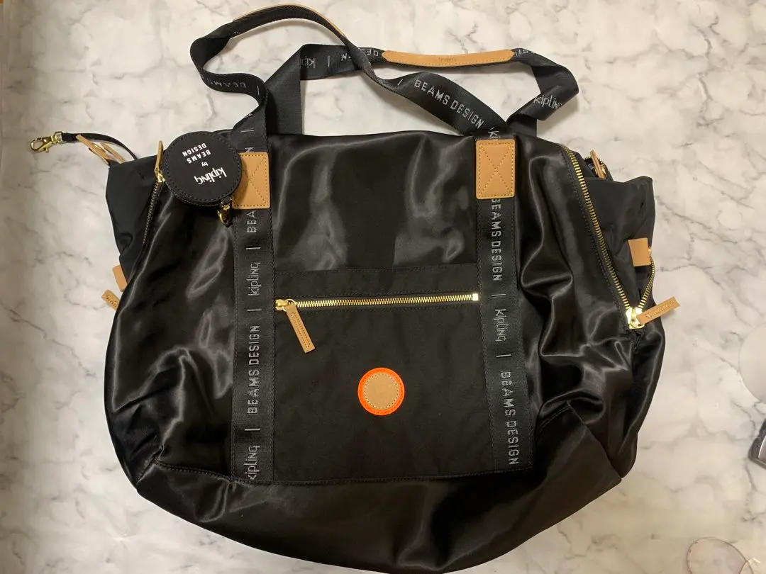 【未使用級】BEAMS & Kipling コラボ バックパック　大きめトート 未使用級】BEAMS & Kipling コラボ バックパック 大きめトート