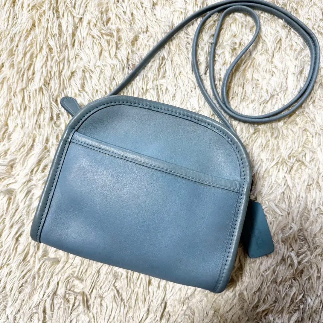 【美品】COACH グローブレザーミニショルダーバッグ9017 USA製 COACH オールド コーチ レザー ショルダーバッグ ミニ
