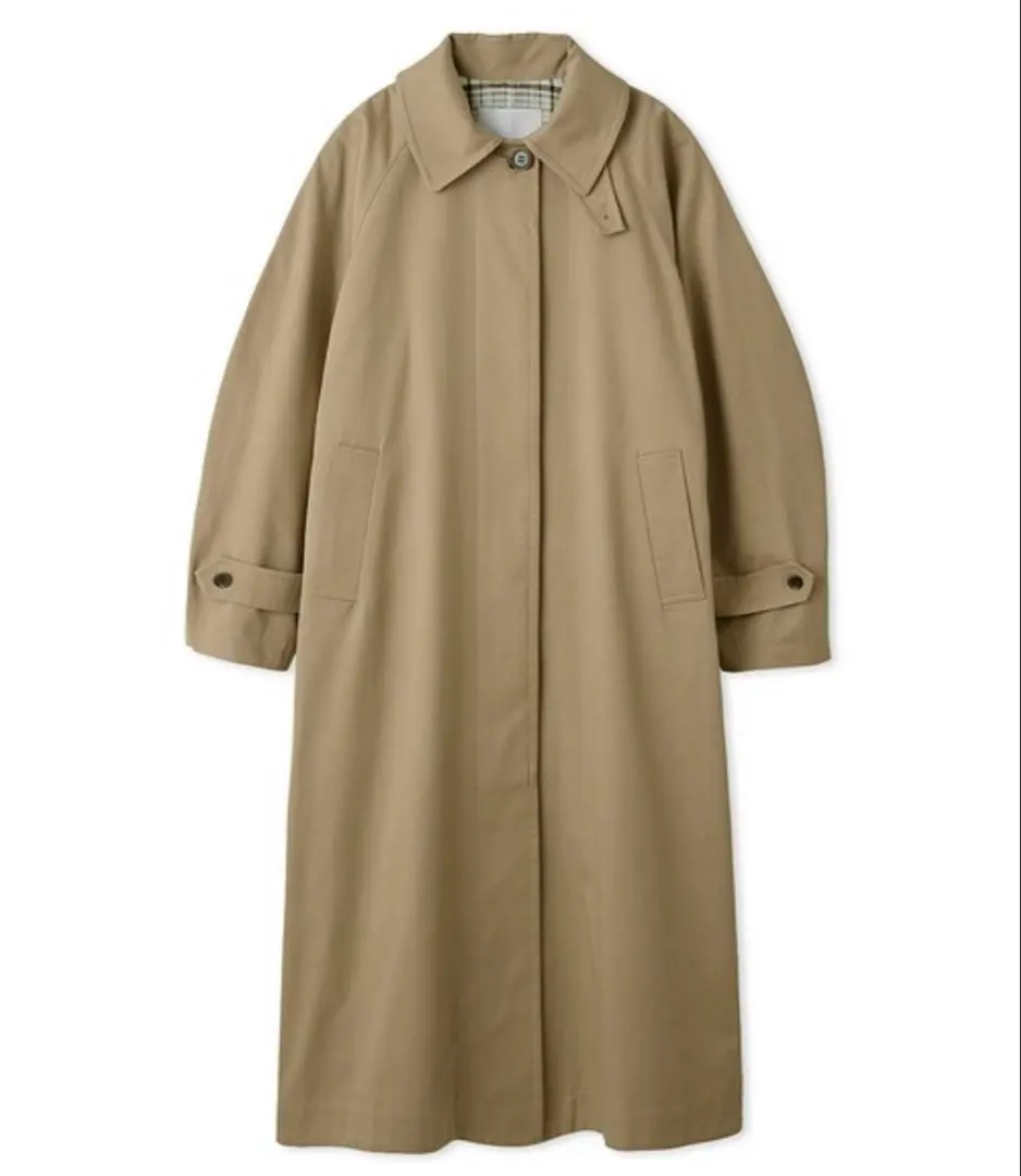 Thumbnail of emmi Water-Repellent Check Trench Coat