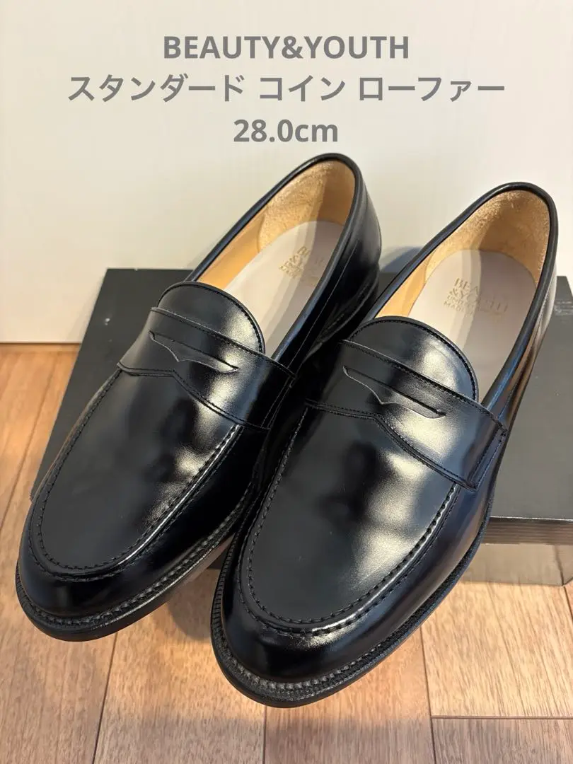 BEAUTY&YOUTH ブラックスエードローファー27.5 新品未使用 2025年最新】BEAUTY&YOUTH UNITED ARROWS カラー：ブラック系