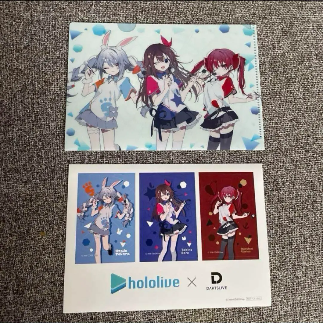 2025年最新】ホロライブ×ダーツライブ クリアファイルセットの