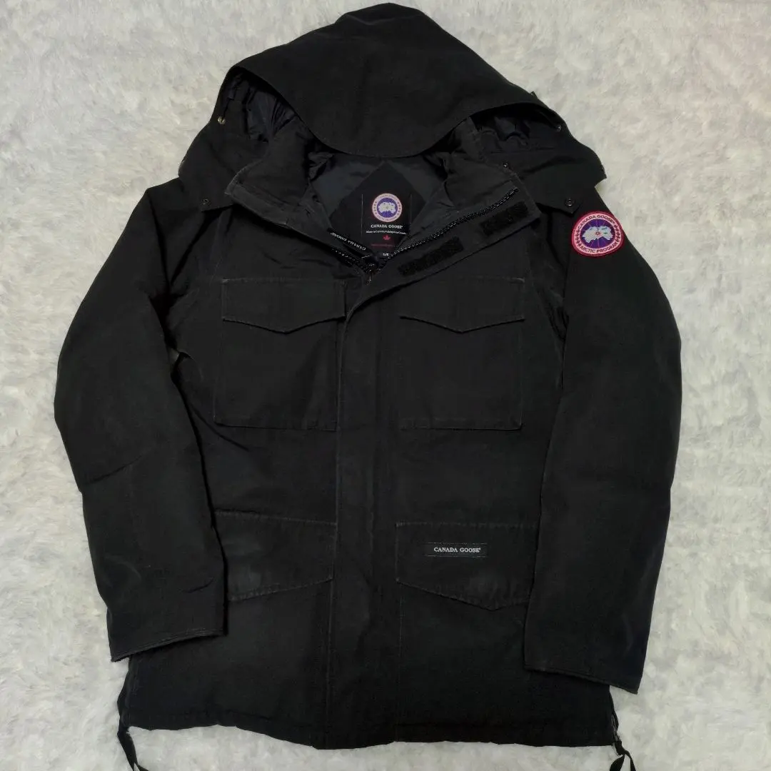 加拿大鵝 羽絨大衣 黑色 L 尺寸 的縮圖
