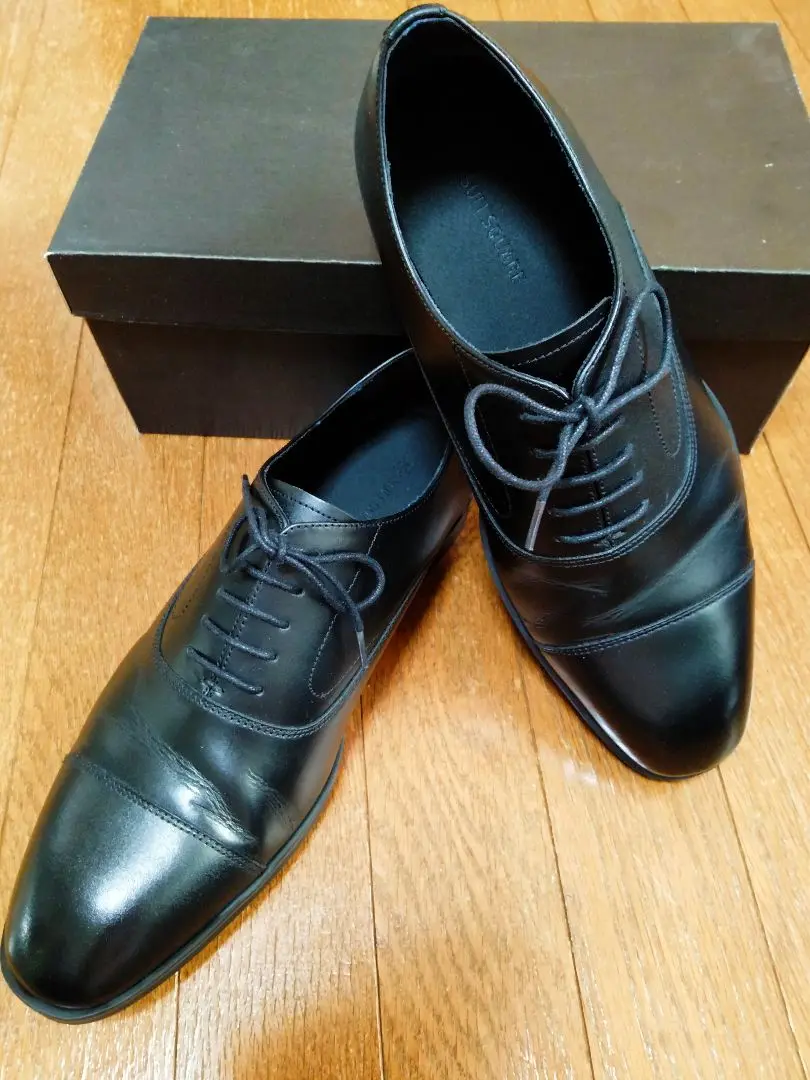 未使用 スーツカンパニー 日本製 軽量 ビジネスシューズ 24.5 2025年最新】THE SUIT COMPANY シューズ型：ストレートチップ