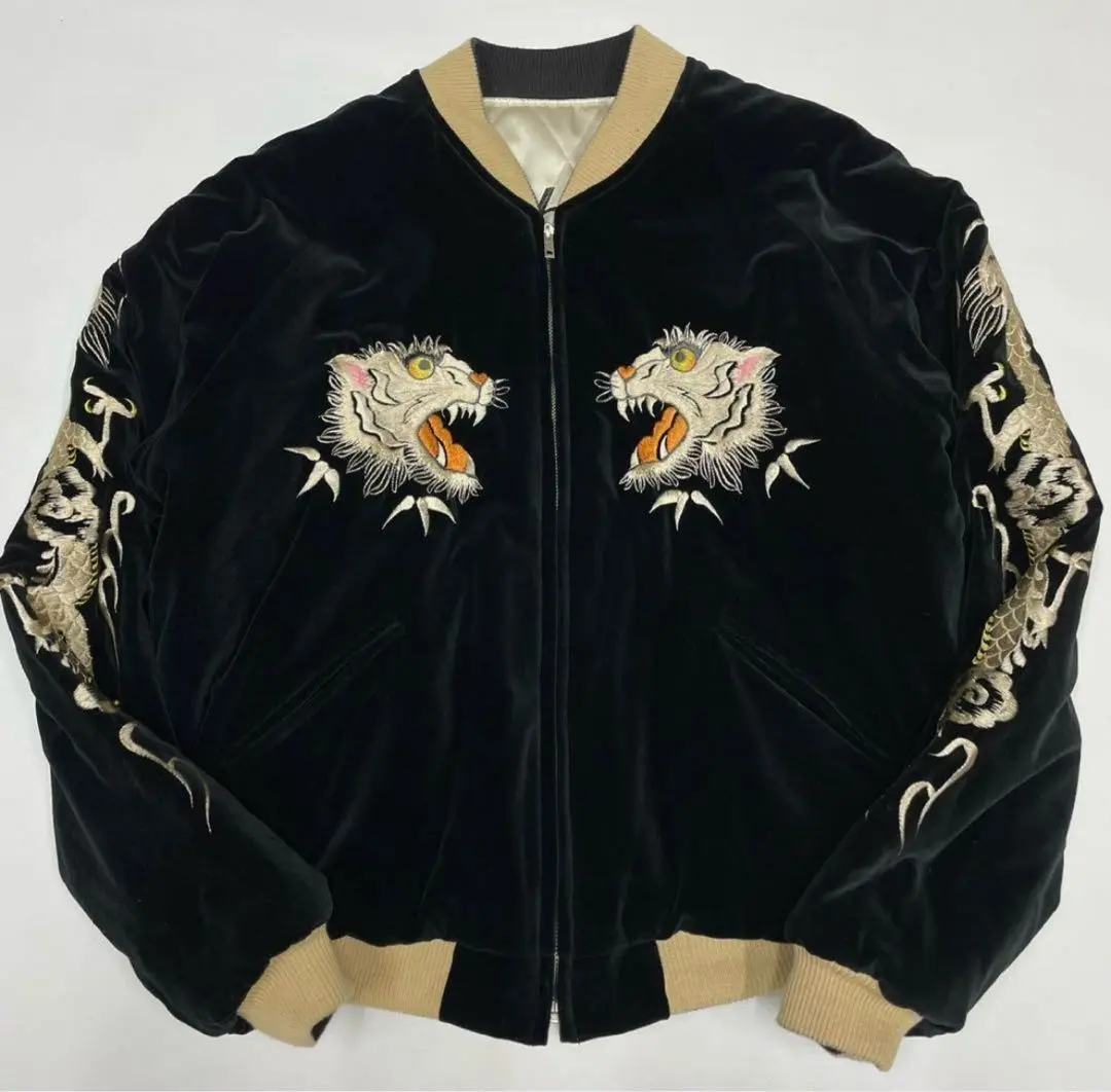極美品　Lサイズ　テーラー東洋　スカジャン　白虎　マップ　TT10360 2025年最新】東洋 スカジャン 白虎の人気アイテム - メルカリ