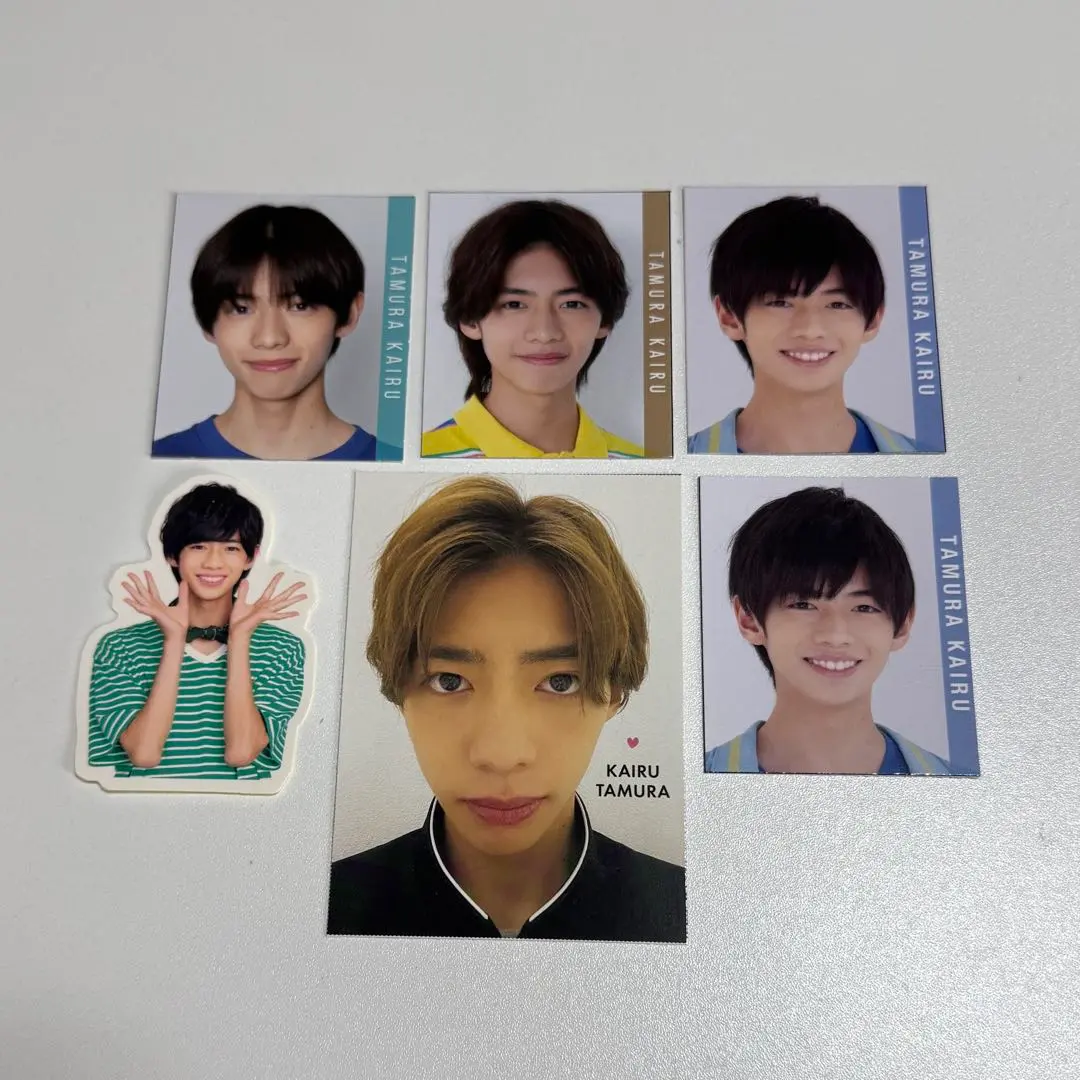 Thumbnail of Kairu Tamura sticker and data card set