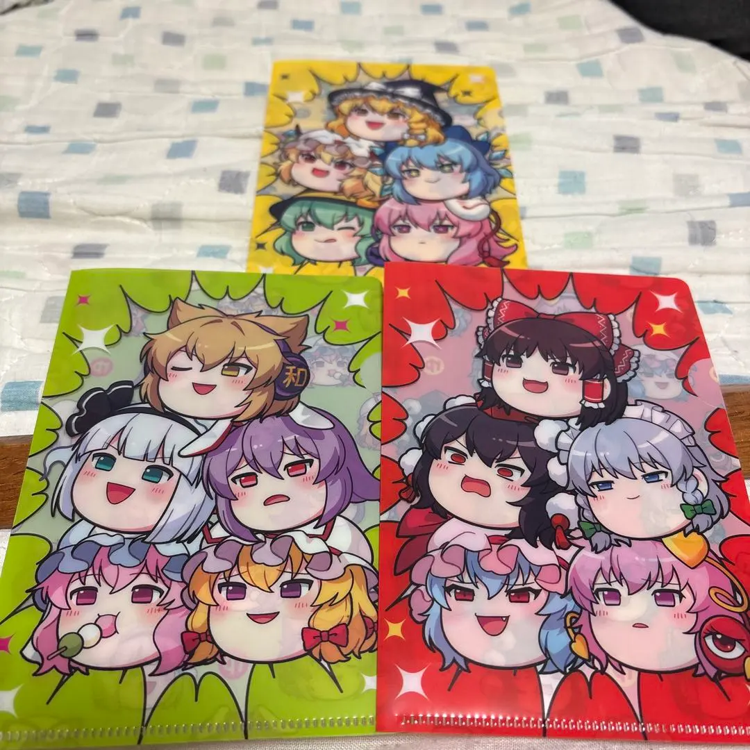 Thumbnail of Character clear file set of 3