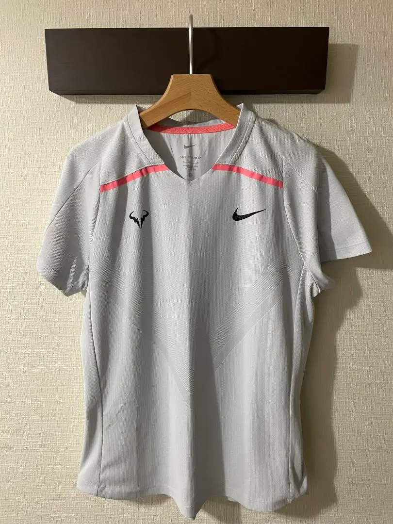 美品 ラファエルナダル着用モデル NIKEナイキ ゲームシャツM