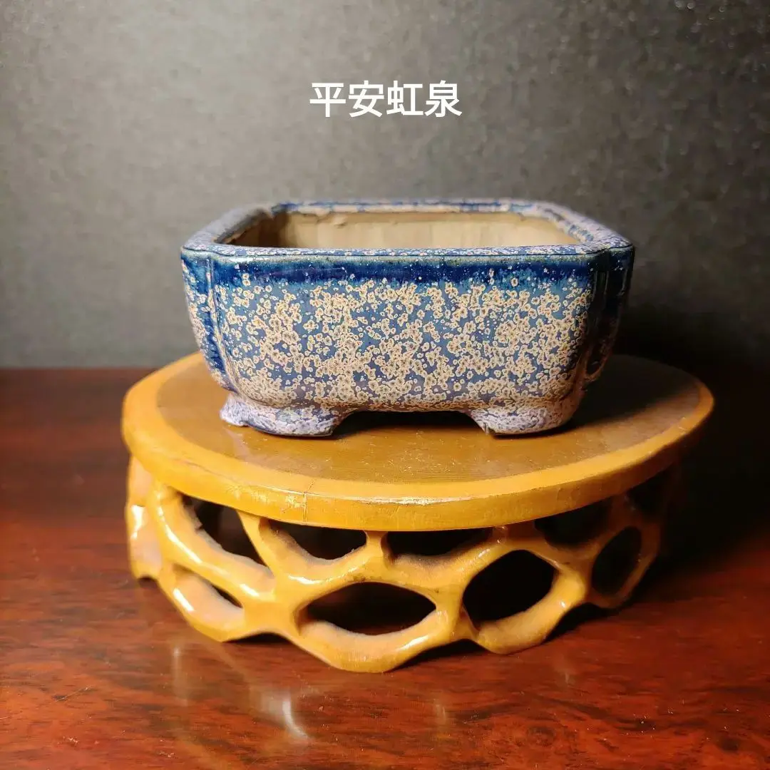 平安虹泉　盆栽鉢　ミニ盆栽鉢　植木鉢　盆栽　落款 m17616507535_1.jpg?1693129619
