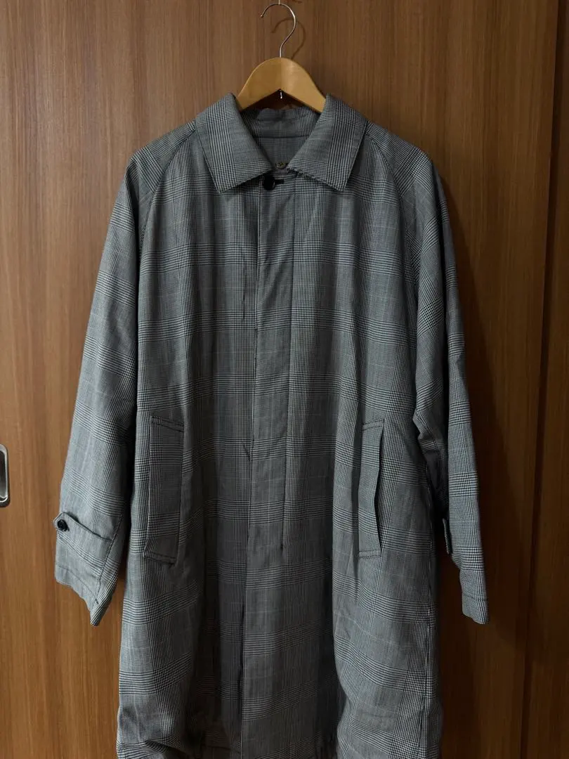 Thumbnail of STILL BY HAND Gray Check Coat