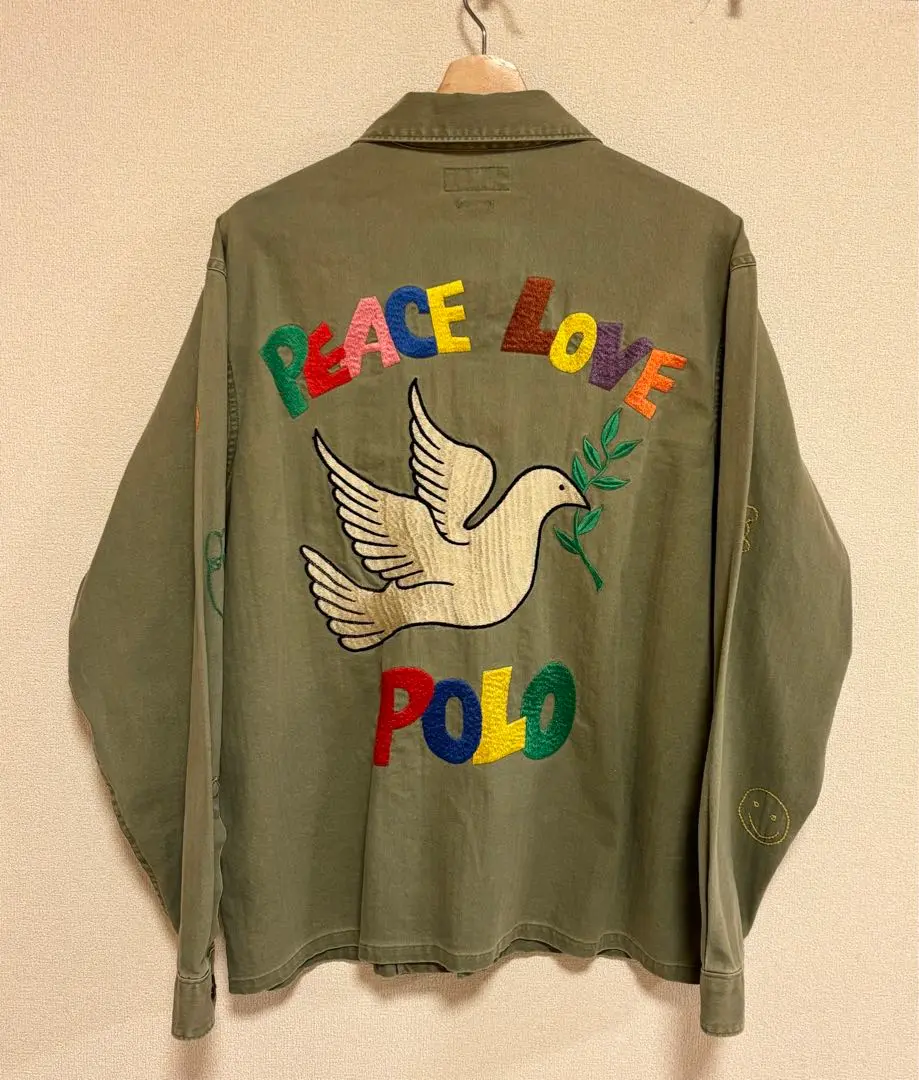 ゆったり【Polo Ralph Lauren】ピース ラブ ポロ フーディ org.jpg