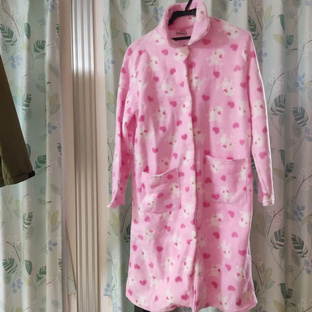 Thumbnail of New, Unused ✨️ Toy Poodle and Heart Pattern Fleece Cardigan