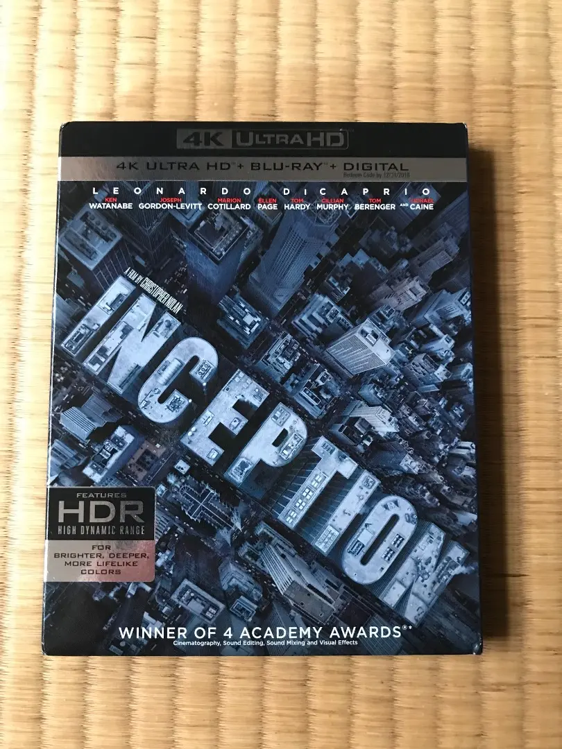 【新品・未開封品】インセプション 4K ULTRA HD&ブルーレイ〈3枚組〉 Amazon.co.jp: インセプション (3枚組) [Blu-ray] : レオナルド